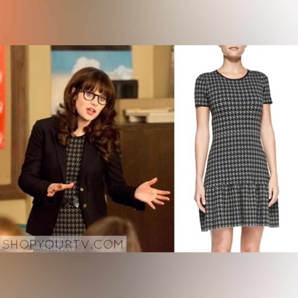 RARE Shoshanna Jenny Houndstooth Dress